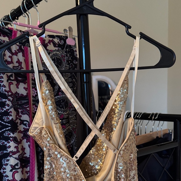 Gold Sequin Dress - Picture 5 of 9